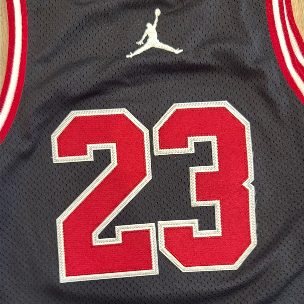Jordan Black and Blue Basketball Jerseys Classic Design - Picture 8 of 14